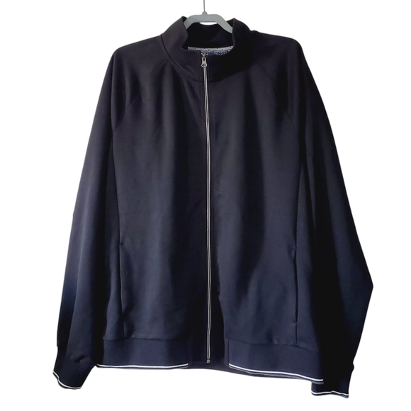 Robert Graham Preppy Tennis Gold Sport Preppy Crest Logo Zip Jacket XXL - Picture 2 of 8